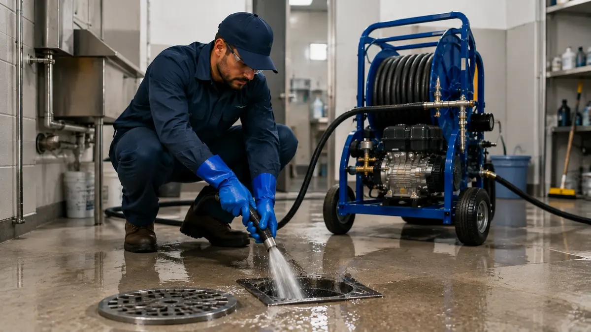 Floor Drain Hydro Jet Cleaning in Ontario