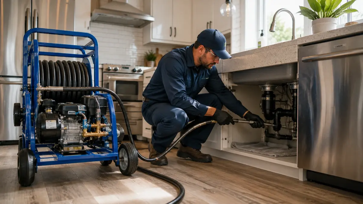 Kitchen Drain Hydro Jetting in Ontario