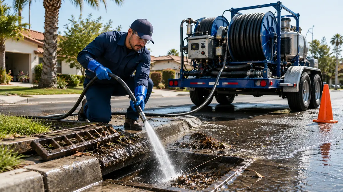 Storm Drain Hydro Jet Cleaning in Ontario